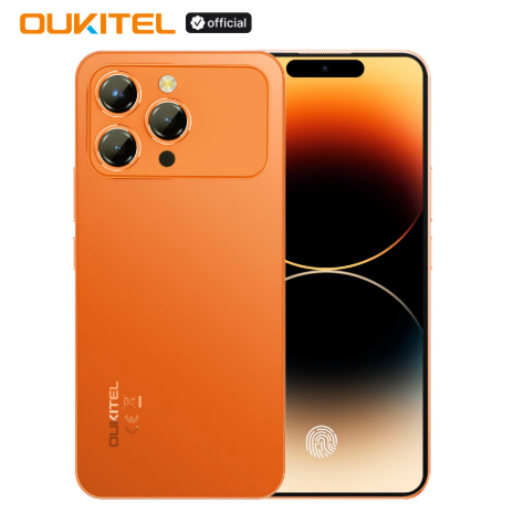 OUKITEL P1 PRO 智慧型手機，Android 15 系統，6.7 吋 FHD+ AMOLED 螢幕，120Hz 更新率，24GB RAM（8GB + 16GB），512GB ROM，雙 4G 手機，5150mAh 電池。